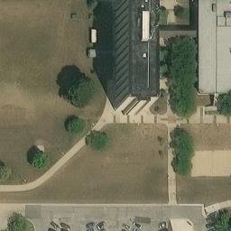 Cedar Falls Beach Volleyball Court #9 — aerial view