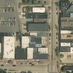 Cedar Falls Beach Volleyball Court #7 — aerial view