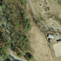 Acton Beach Volleyball Court — aerial view
