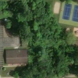Farmington Hills Beach Volleyball Court #10 — aerial view