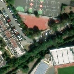 Volleyball Court — aerial view