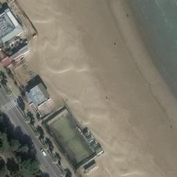 Volleyball Court — aerial view