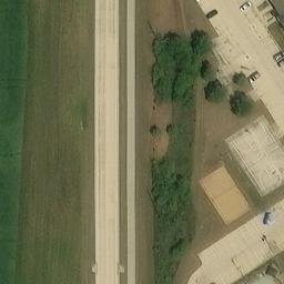Cedar Falls Beach Volleyball Court #1 — aerial view