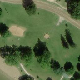 Hamburg Township Beach Volleyball Court #3 — aerial view