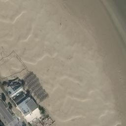 Sand Volleyball Court — aerial view