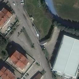 Volleyball Court near Montesilvano — aerial view