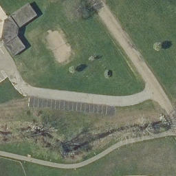 City of Dunkirk Beach Volleyball Court — aerial view