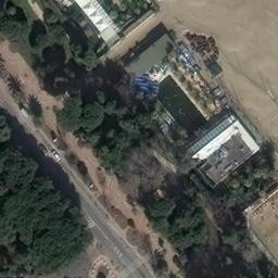 Sand Volleyball Court — aerial view
