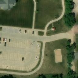 Sioux City Beach Volleyball Court #1 — aerial view