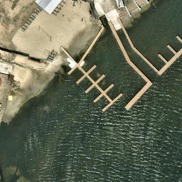 Lake County Beach Volleyball Court #9 — aerial view