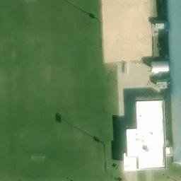 Green Oak Charter Township Beach Volleyball Court #1 — aerial view
