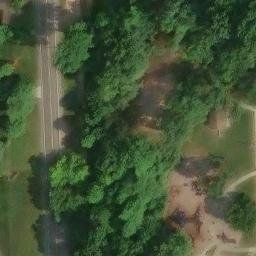 Southfield Beach Volleyball Court #1 — aerial view