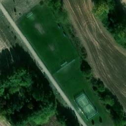 Grass Volleyball Court — aerial view