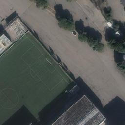 Volleyball Court — aerial view