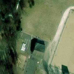 Sand Volleyball Court in Spring Grove, IL — aerial view