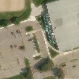 Farmington Hills Beach Volleyball Court #1 — aerial view