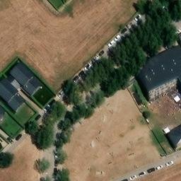 Sand Volleyball Court — aerial view
