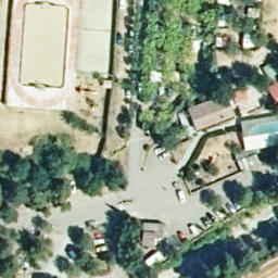 Volleyball Court — aerial view