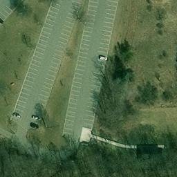Northville Charter Township Beach Volleyball Court #4 — aerial view