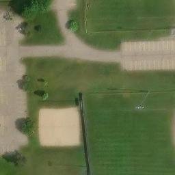 Bicentennial Park - Volleyball Court — aerial view