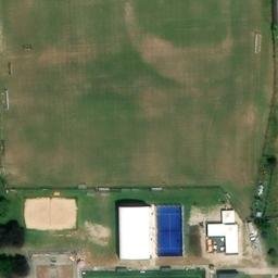 Sand Volleyball Court — aerial view