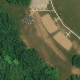 Galena Beach Volleyball Court #2 — aerial view