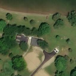 Dexter Township Beach Volleyball Court #8 — aerial view