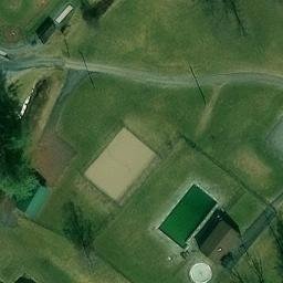 Village of Otego Beach Volleyball Court — aerial view