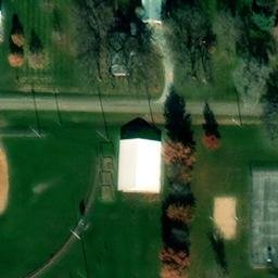 Quasqueton Beach Volleyball Court — aerial view