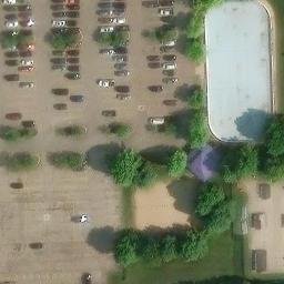 Livonia Beach Volleyball Court #6 — aerial view