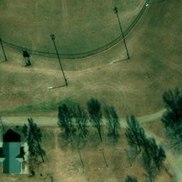 Anthon Beach Volleyball Court — aerial view