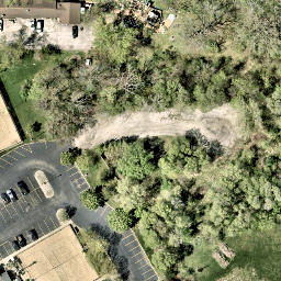 Lake County Beach Volleyball Court #7 — aerial view