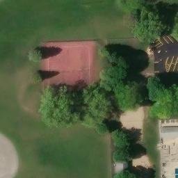 Livonia Beach Volleyball Court #5 — aerial view