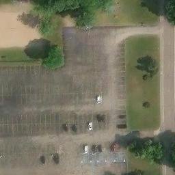 Livonia Beach Volleyball Court #4 — aerial view