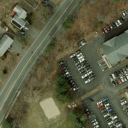 Waltham Beach Volleyball Court #1 — aerial view