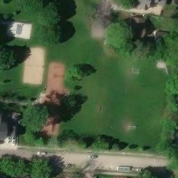 Plymouth Beach Volleyball Court #1 — aerial view
