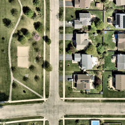 Lake County Beach Volleyball Court #6 — aerial view