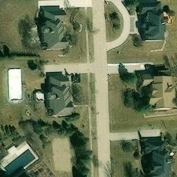 Plymouth Charter Township Beach Volleyball Court — aerial view