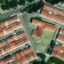Volleyball Court — aerial view