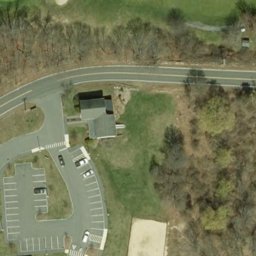 Marlborough Beach Volleyball Court #2 — aerial view