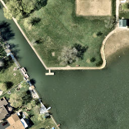 Grayslake Beach Volleyball Court #2 — aerial view