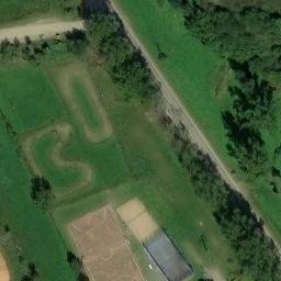 Sand Volleyball Court — aerial view