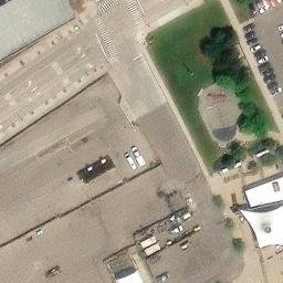 Detroit Beach Volleyball Court #1 — aerial view