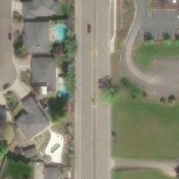 Medford Beach Volleyball Court #2 — aerial view