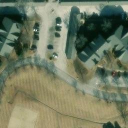 McHenry Beach Volleyball Court #2 — aerial view