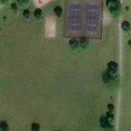 Lakeshore Beach Volleyball Court — aerial view