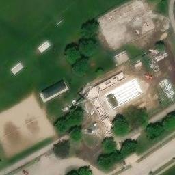 Dearborn Beach Volleyball Court #2 — aerial view