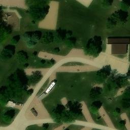 Liberty Township Beach Volleyball Court #2 — aerial view