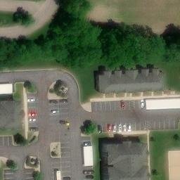 Oshtemo Charter Township Beach Volleyball Court #3 — aerial view