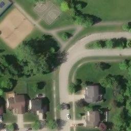 Canton Township Beach Volleyball Court #2 — aerial view